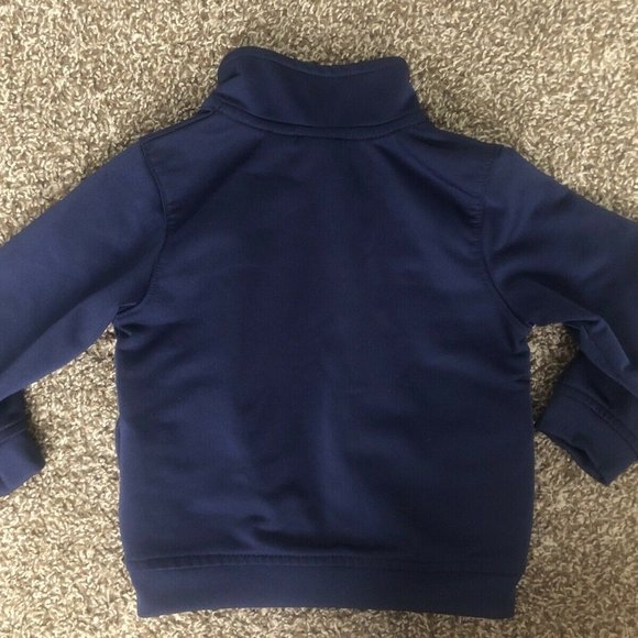 Puma Jacket Navy Blue Long Sleeve Full Zipper - Picture 2 of 4